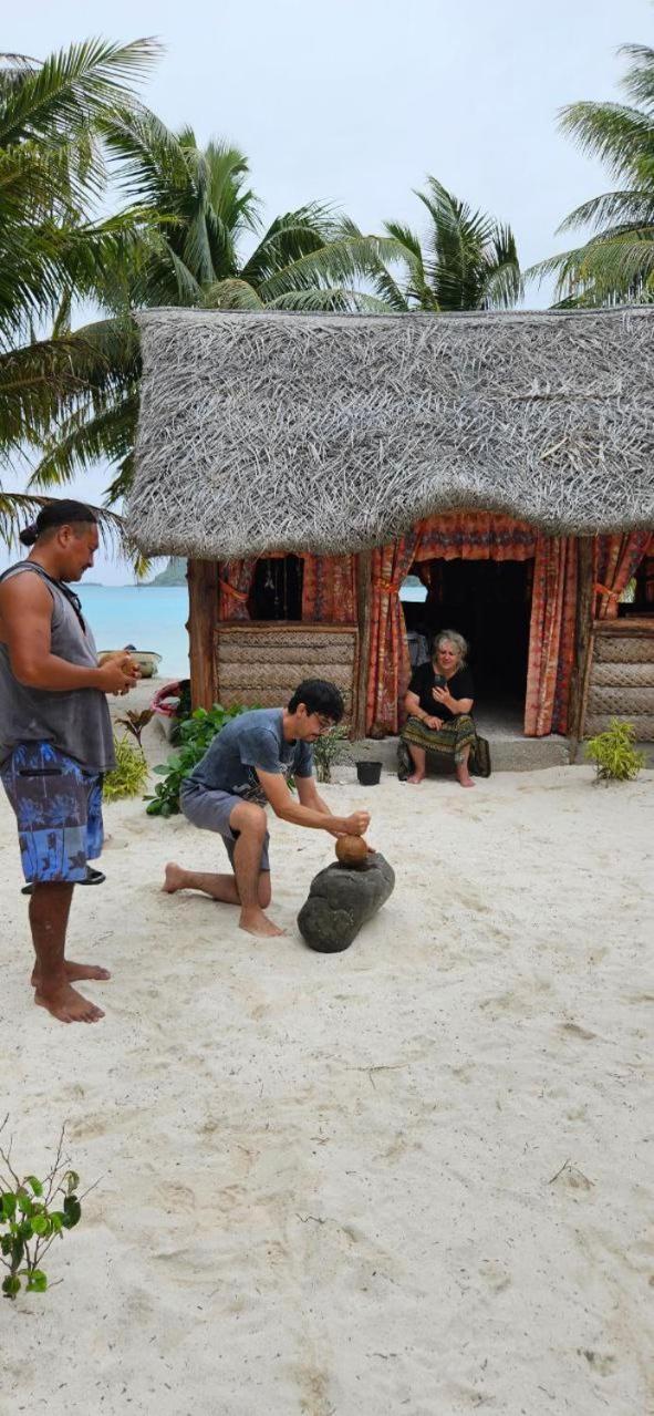 Poemanahere Island Camping A Maupiti Te-Fare-Arii ภายนอก รูปภาพ
